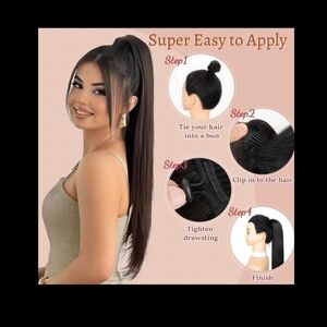 Sleek Brown Hair Extension